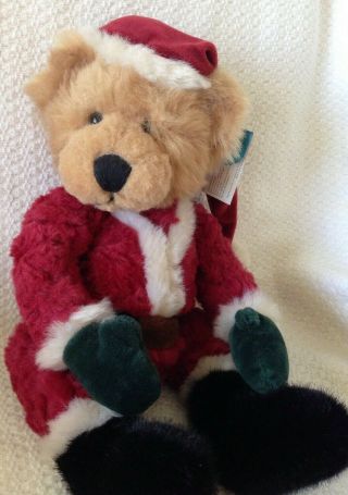 Russ Kris Christmas Holiday Teddy Bear Plush Santa Claus Stuffed Animal 16 "
