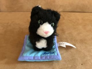 Licorice On Blue Pillow American Girl Doll Of Today Friend Pet Black Cat Animal