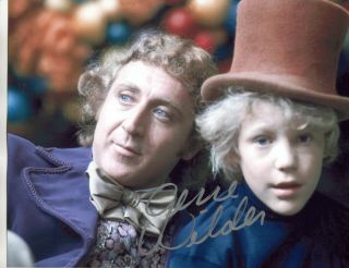 Gene Wilder - Willie Wonka & Chocolate - Hand Signed Autographed Photo With