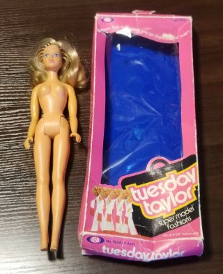 Vintage Tuesday Taylor Model Fashions Ideal Nude W/box 1975 Hong Kong