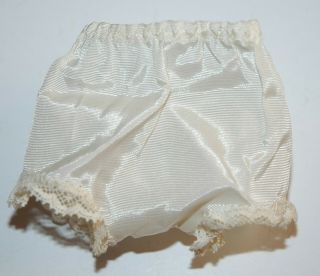 Vntg Madame Alexander Cissy Doll Ivory Taffeta Panties