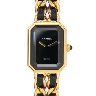 Chanel Premiere H0001 Size M Quartz Black Dial Vintage Ladies Watch 90110901