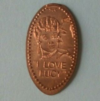 I Love Lucy Lucille Ball Desi Arnaz Actors Soc Elongated 1982 Copper Penny