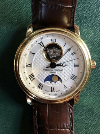 Frederique Constant Moonphase Date Automatic Swiss Watch