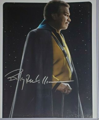 Billy Dee Williams Hand Signed 8x10 Photo W/ Holo Star Wars