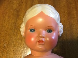 Antique Vintage Germany Doll 18 Inches Turtle Mark