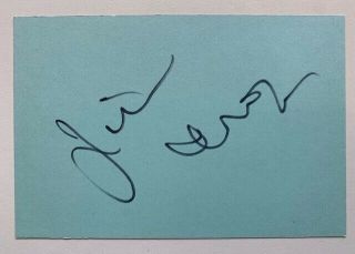 James Arness - The Thing From Another World - Gunsmoke - Signed In 1970