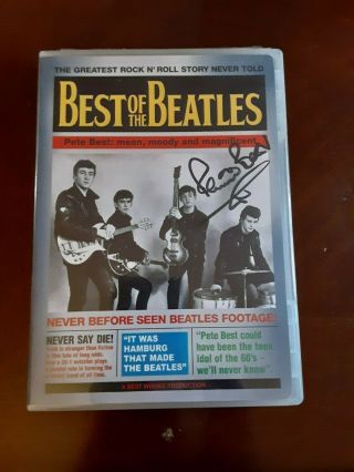 Best Of The Beatles,  Pete Best Signed Dvd