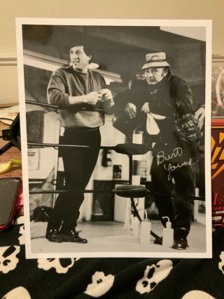 Rocky Star Burt Young " Paulie " Signed 8x10 Photo Rocky Sylvester Stallone