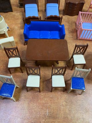 Vintage Reliable Toys Canada / renwal usa Plastic Doll House Furniture Miniature 3