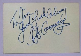 Jeff Conaway - Grease - Taxi - Babylon 5 - Signed In 1981