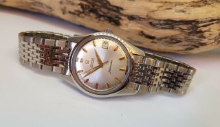 VINTAGE 1965 OMEGA SEAMASTER SILVER DIAL DATE AUTO CAL:562 MAN ' S WATCH 2