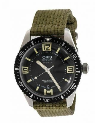 Oris Divers Sixty - Five 01 733 7707 4064 - 07 5 20 22 40mm Retro Pre - Owned