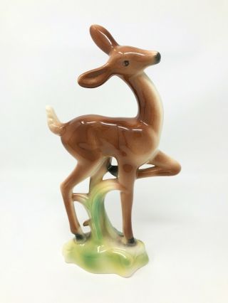 Vintage Mid Century Stewart B Mcculloch California Pottery Deer Figurine