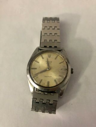 1970’s Rolex Oyster Royal Precision Men’s Watch - Silver,  Needs Crown