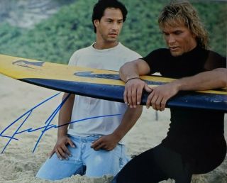 Keanu Reeves Hand Signed 8x10 Photo W/ Holo Point Break