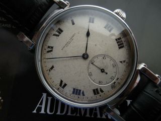 ANTIQUE AUDEMARS FERERES WATCH GILDED FULLY JEWELED MOVEMENT 47mm 2