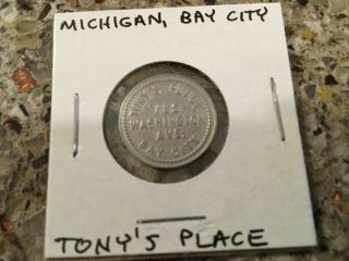 Bay City,  Michigan Trade Token Tony 