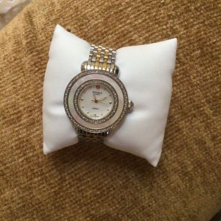 Michele Cloette Two Tone Diamond Watch