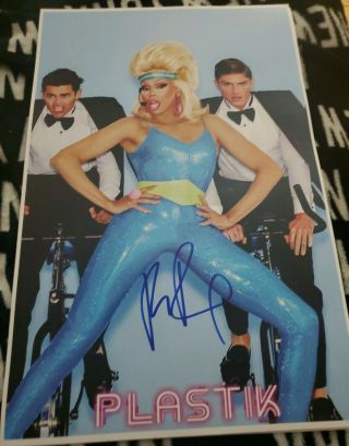 Rupaul Charles Signed 11x17 Plastik Aj And The Queen Poster Photo Ru Paul