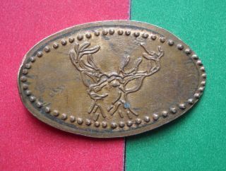 Buckhorn Hall Of Horns Elongated Penny San Antonio Tx Usa Cent Souvenir Coin