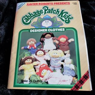 Vintage Cabbage Patch Kids Designer Clothes Pattern Book Xavier Roberts 7686