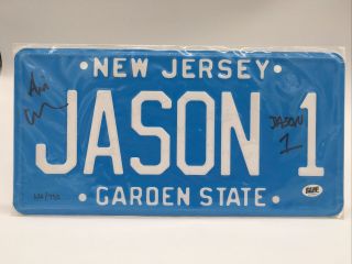 Ari Lehman Friday The 13th Signed License Plate 626/750