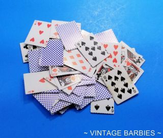 Barbie / Francie Doll Sized Complete Set Of Cards Near Vintage 1960 
