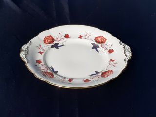 Royal Crown Derby Bali (ely - Chelsea) Handled Cake/pastry Plate