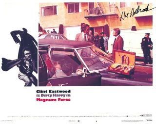 Hal Holbrook Signed Magnum Force 8x10 W/ Clint Eastwood Dirty Harry Homicide
