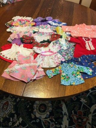 Vintage Doll Dresses,  Will Fit 12 - 16 Inch Dolls