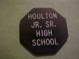 Houlton Me Jr.  Sr.  School Milk Token Good For 1/2 Pint Pb White Letters S - 3