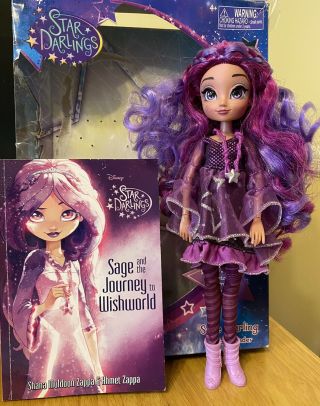 Disney’s Star Darlings Sage Book And Doll Euc
