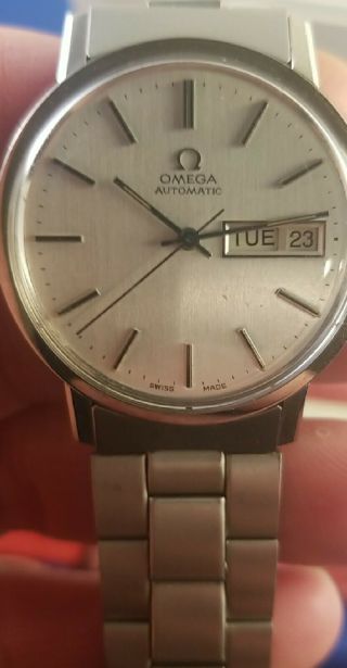 1969 Omega Constellation Vintage Mens Calendar Day Date Watch - Stainless Steel