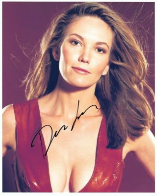 Diane Lane Hand - Signed Gorgeous Young 8x10 Color Closeup Uacc Rd Busty Sexy