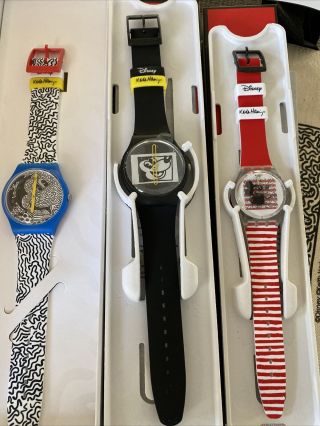 Keith Haring Disney Swatch Watch - 2021 Complete Set