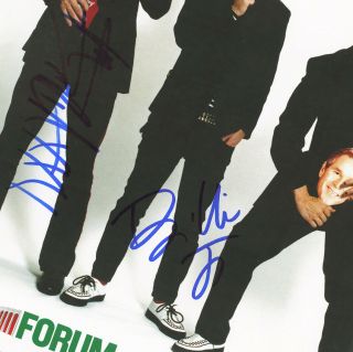 Green Day autographed concert poster Billie Joe Armstrong,  Mike Dirnt 2
