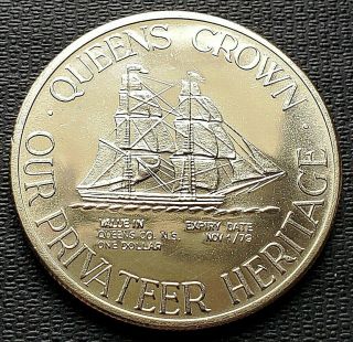 1979 Queens County Nova Scotia $1 Trade Dollar - Privateer Heritage