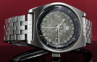 Vintage TISSOT Visodate Seastar PR516 Automatic 24hr Tropical Dial Watch & Band 3