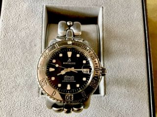 Bertolucci 300m Diver Stainless Steel Automatic Chronometer Men’s 40 Mm Black