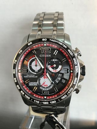 Citizen Men’s Chrono - Time At Red Arrows Limited Edition Alarm R.  Controlled Watch