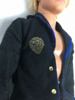 MATTEL 2010 FASHIONISTA KEN DOLL; Rooted Hair Comes With Black Coat & Swimtrunks 3