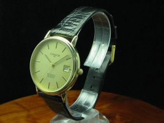Condor 115 14kt 585 Gold Gelbgold Automatic Herrenuhr HAU Armbanduhr 2