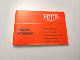 Vintage Heuer Monaco - Autavia - Skipper Automatic Blank Guarantee Late 70ss