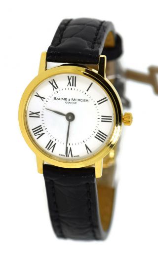 Baume & Mercier Classima 18k Yellow Gold Watch 65621