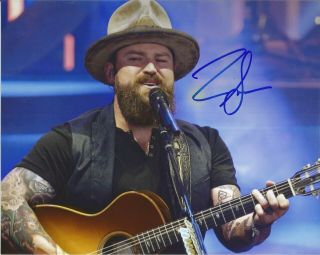 Country Legend Zac Brown Signed 8x10 Band Uncaged Jekyll,  Hyde You Get What You