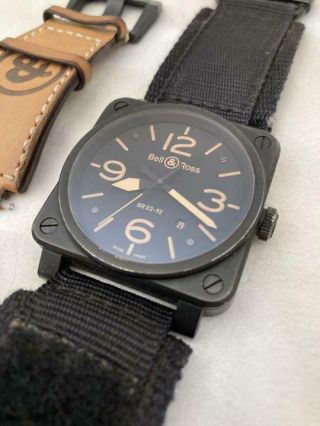 Bell &ross Br03 - 92 Heritage Men S Watch With Card