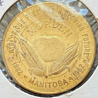 1962 Morden Manitoba $0.  50 Trade Half Dollar - 80th Anniversary Token