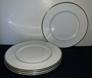 (set Of 4) Royal Doulton Signet 10 3/4 " Dinner Plates (england)