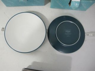 Noritake Colorwave Mini 6.  25 " Plates In Blue 8484 (set Of 8)